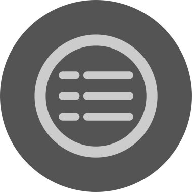 menü web simgesi vektör illüstrasyonu