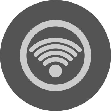 wifi web simgesi, basit vektör illüstrasyonu