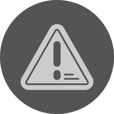 uyarı, hata simgesi, vektör illüstrasyonu