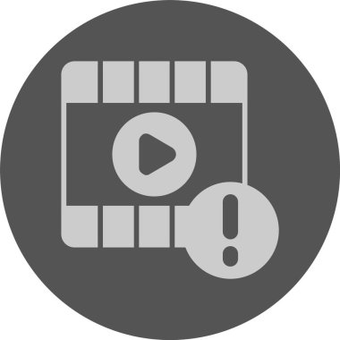 Oynayın. Web simgesi basit illüstrasyon 