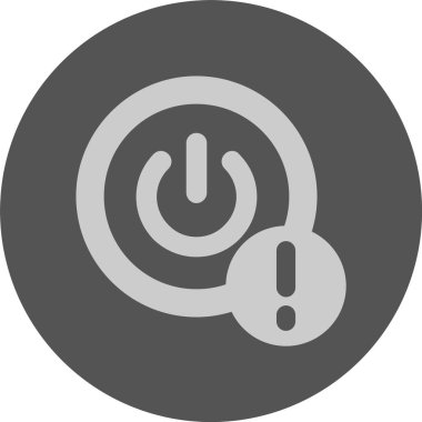 vektör çizim güç düğmesi simgesi 