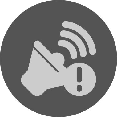 Ses web simgesi vektör illüstrasyonu