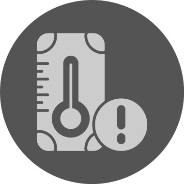 Sıcaklık web simgesi vektör illüstrasyonu