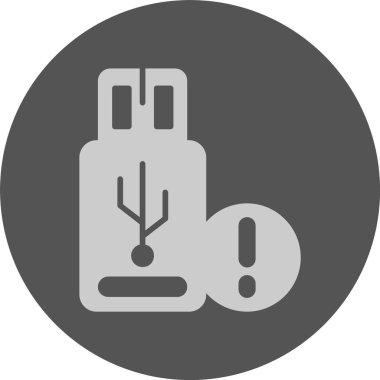 usb Web simgesi vektör illüstrasyonu