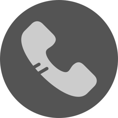  Telefon web simgesi, basit vektör çizim