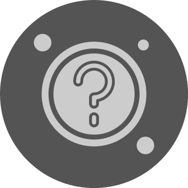 Soru işareti vektör illüstrasyonu 