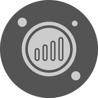 Celular Button simgesi, vektör illüstrasyonu basit tasarım