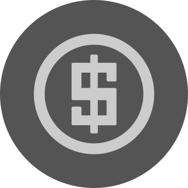 Dolar para simgesi, vektör illüstrasyonu 