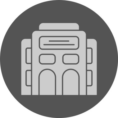 Kütüphane oluşturma web simgesi vektör illüstrasyonu