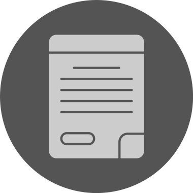  Not defteri web simgesi, basit vektör illüstrasyonu