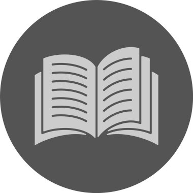 kitap simgesi vektör illüstrasyonu 