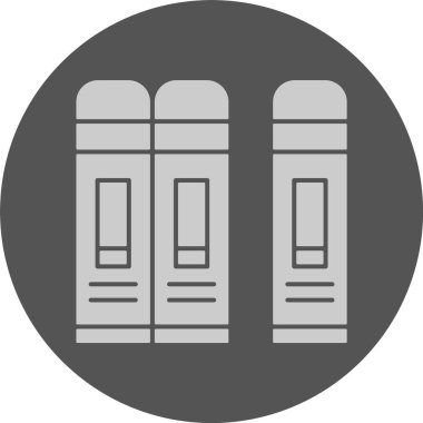 Kitap serisi simgesi, vektör illüstrasyonu basit tasarım