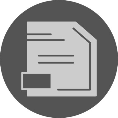 dosya web simgesi, basit vektör illüstrasyonu