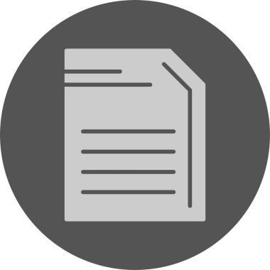 Vektör belgesi Simge illüstrasyonu 