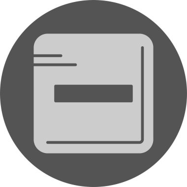 Web simgesini kaldır, basit vektör illüstrasyonu