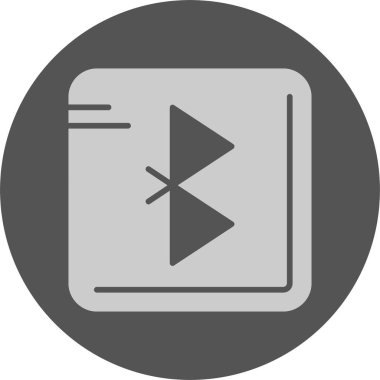 Bluetooth simgesinin vektör çizimi