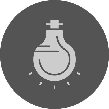 Vektör Ampul Simgesi, vektör illüstrasyonu 