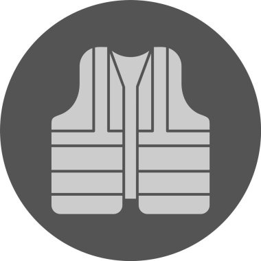 Güvenlik Yelekleri ikonu vektör çizimi.