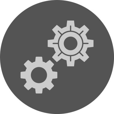 Cogs ve Gears vektör simgesi