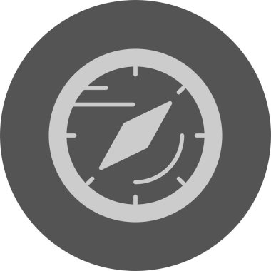 Vektör pusula simgesi simgesi 