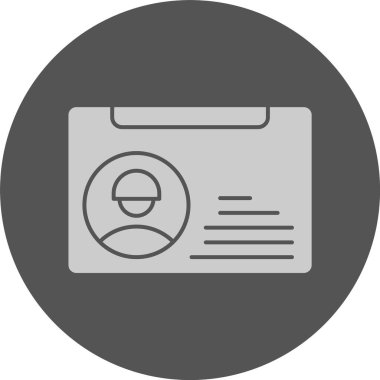 Kart. Web simgesi basit illüstrasyon 