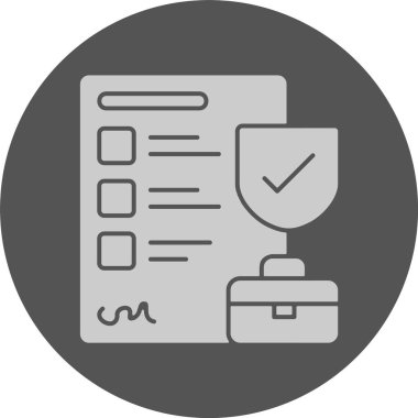 İş Güvenliği web simgesi, basit vektör illüstrasyonu