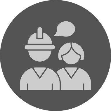 İşyeri Taciz Web simgesi, basit vektör illüstrasyonu