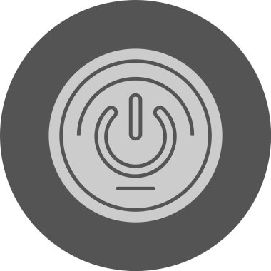 vektör çizim güç düğmesi simgesi 