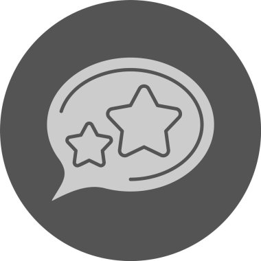 Favori web simgesi, basit vektör illüstrasyonu