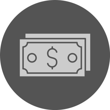 USD Dolar simge vektör illüstrasyonu