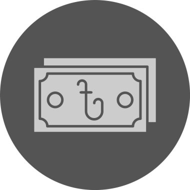 Bangladeş Para Birimi Web simgesi basit illüstrasyon