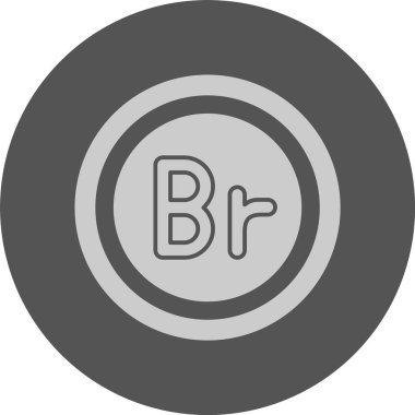 Etiyopya Birr Sembolü. Web simgesi basit illüstrasyon