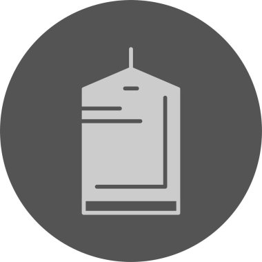 Etiket web simgesi, basit vektör illüstrasyonu