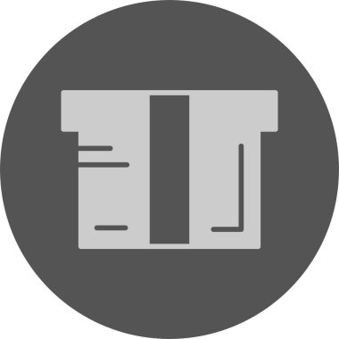 hediye web simgesi, basit vektör illüstrasyonu