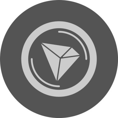 Tron web simgesi vektör illüstrasyonu