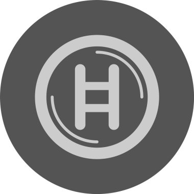 Hedera logo web simgesi vektör illüstrasyonu 