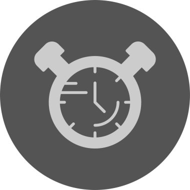 Saat simgesi vektör illüstrasyonu 