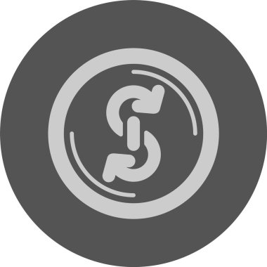 Özlem finans simgesi, vektör illüstrasyonu