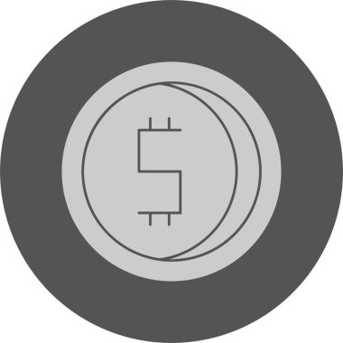 Dolar para simgesi, vektör illüstrasyonu 