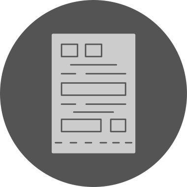 Alınan ağ simgesi, basit vektör illüstrasyonu