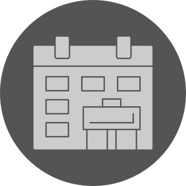 Takvim web simge vektör çizim 