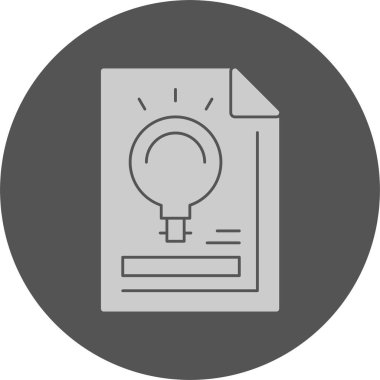 Vektör Ampul Simgesi, vektör illüstrasyonu 