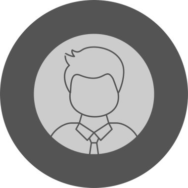 kullanıcı web simgesi, basit vektör illüstrasyonu