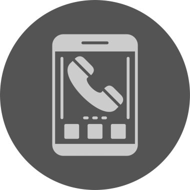 - Telefon. Web simgesi basit illüstrasyon