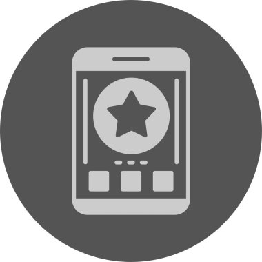 Yıldız. Web simgesi basit illüstrasyon