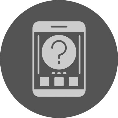 Yardım edin! Web simgesi basit illüstrasyon