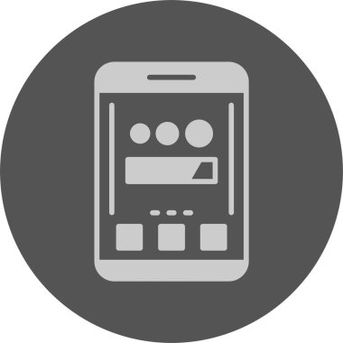 Yükleniyor. Web simgesi basit illüstrasyon