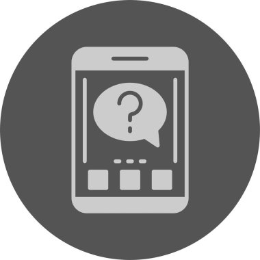 cep telefonu simgesi, vektör illüstrasyonu basit tasarım