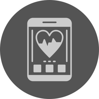 cep telefonu simgesi, vektör illüstrasyonu basit tasarım