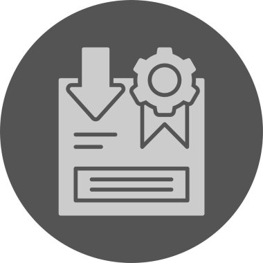 Dönüş Politikası web simgesi, basit vektör illüstrasyonu